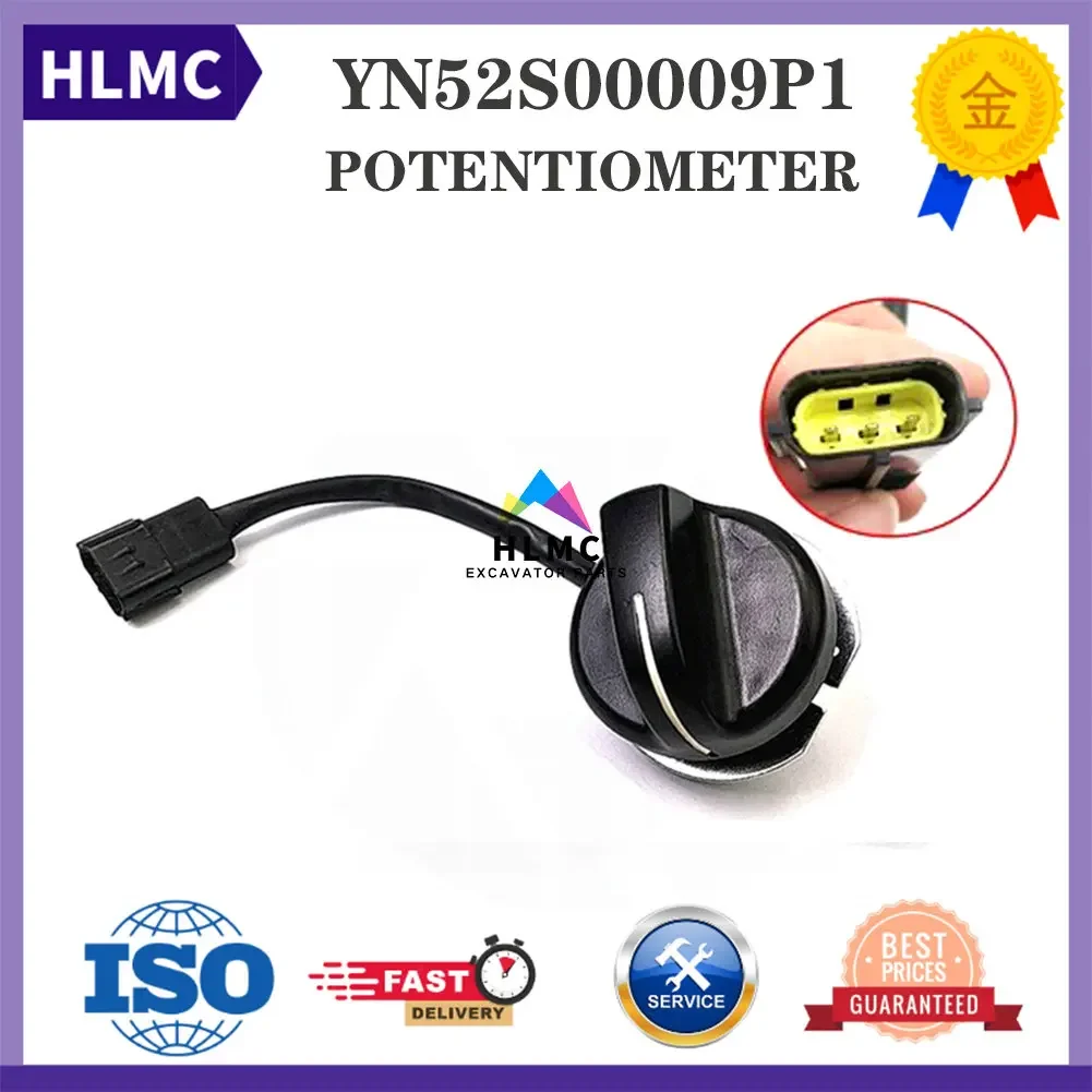

Throttle Knob YN52S00009P1 Potentiometer For SK200-6 SK200LC-6 SK210LC SK250LC