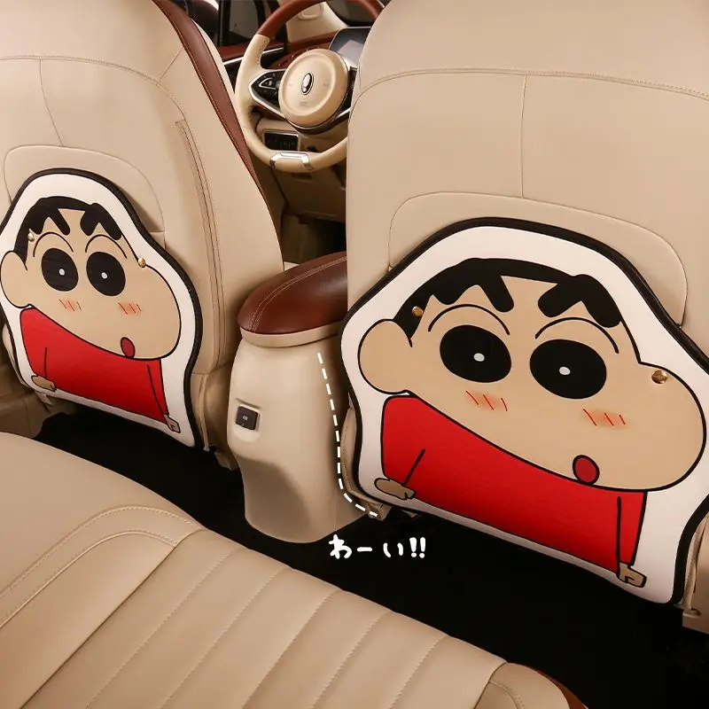 

Crayon Shin Chan Car Seat Anti Kick Pad Cartoon Car Seat Rear Anti Kick and Anti Wear Pad Car Interior Accessories New Car Gifts