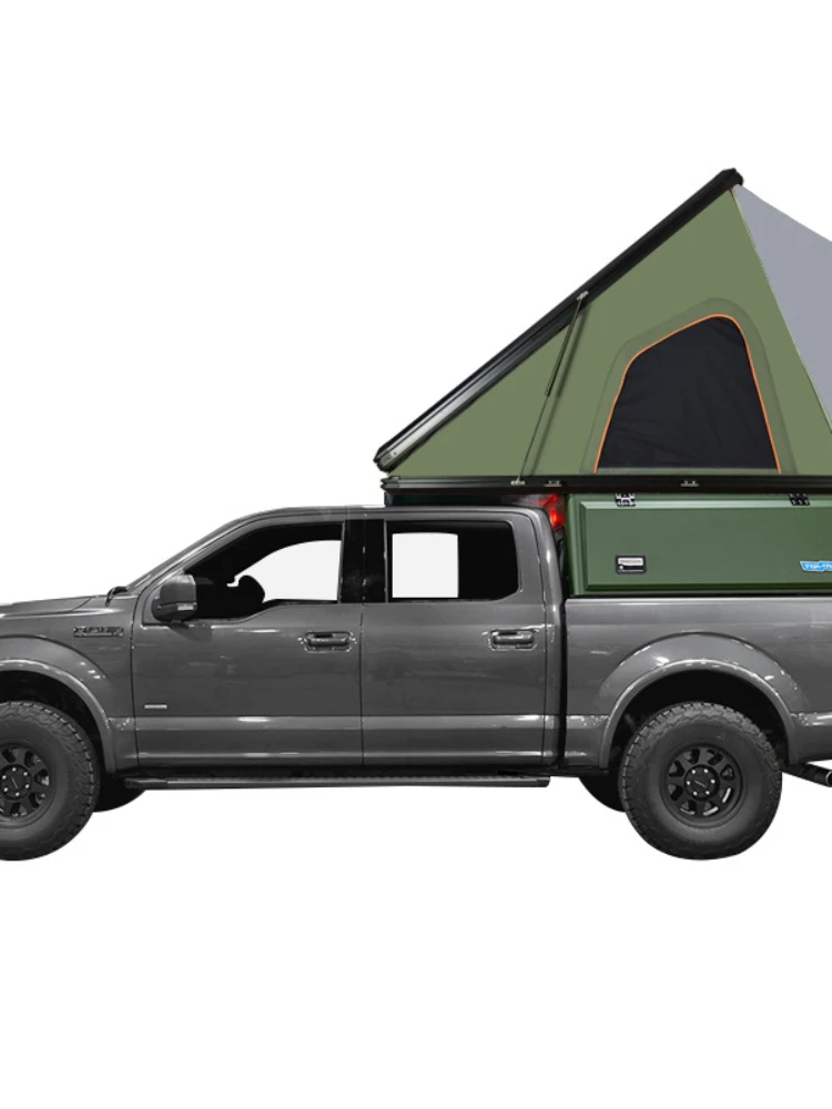 Aluminum Alloy Triangle Style Outdoor Automatic Camping SUV Roof Tent