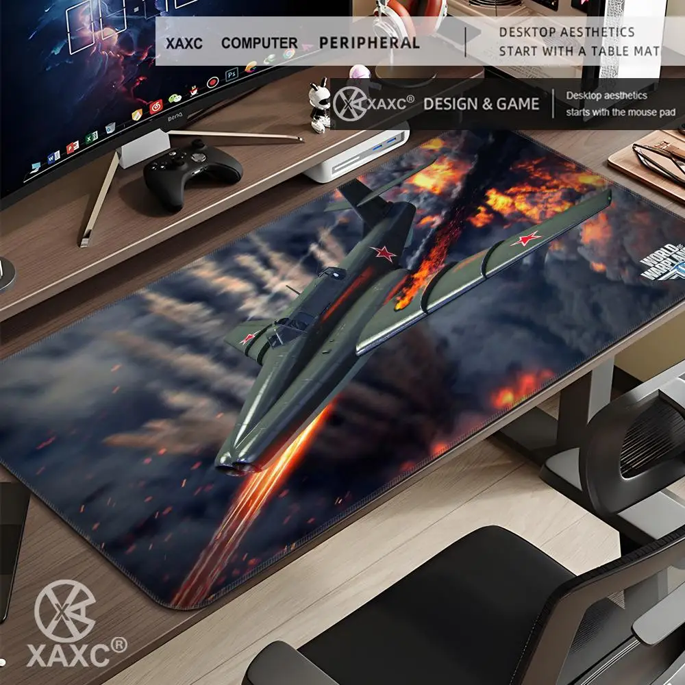 

Коврик для мыши World of Warplanes XAXC, большой коврик для клавиатуры и мыши, нескользящий резиновый игровой коврик для мыши, коврик для ноутбука