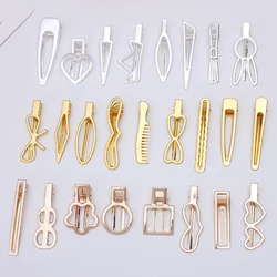 REGELIN 10pcs KC/Gold/Silver Copper Hair Jewelry Settings Blank Base DIY Hair Clip Hairpins Barrette Retro Hair Wear Accessories