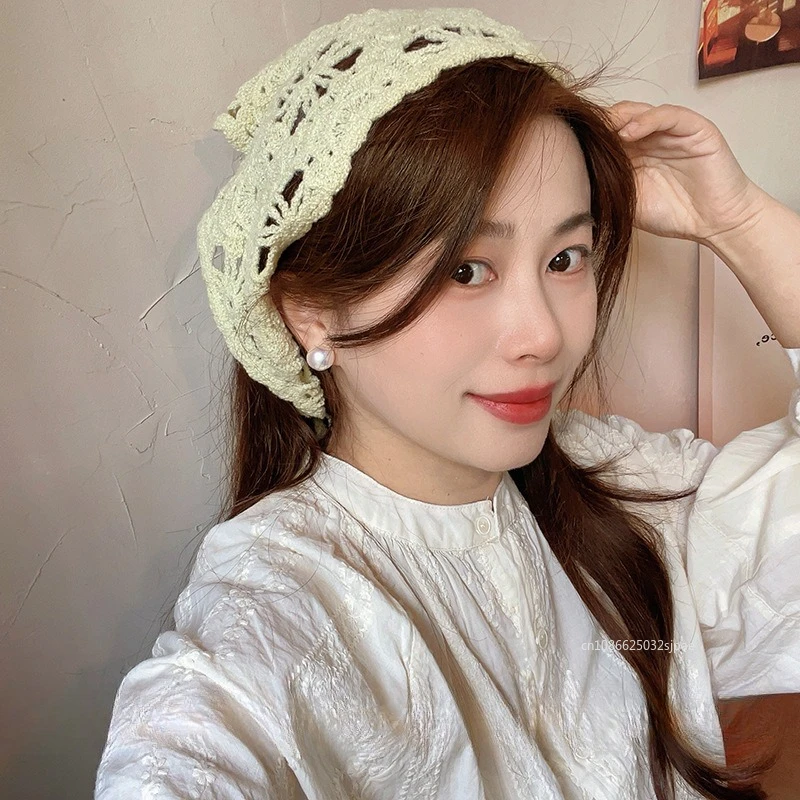 Fashion Knitted Headscarf Hat  - Vintage Fashion Hats recension och pris