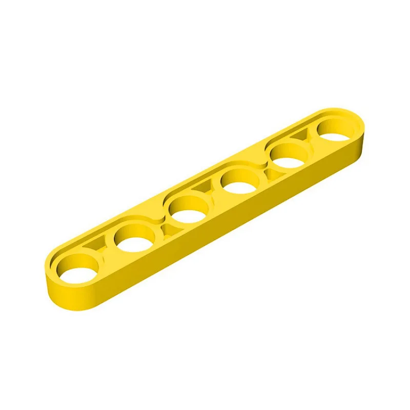 【50g】1x6 with hole arm (thin) compatible with 32063 small particle splicing block MOC technology spare parts 76PCS