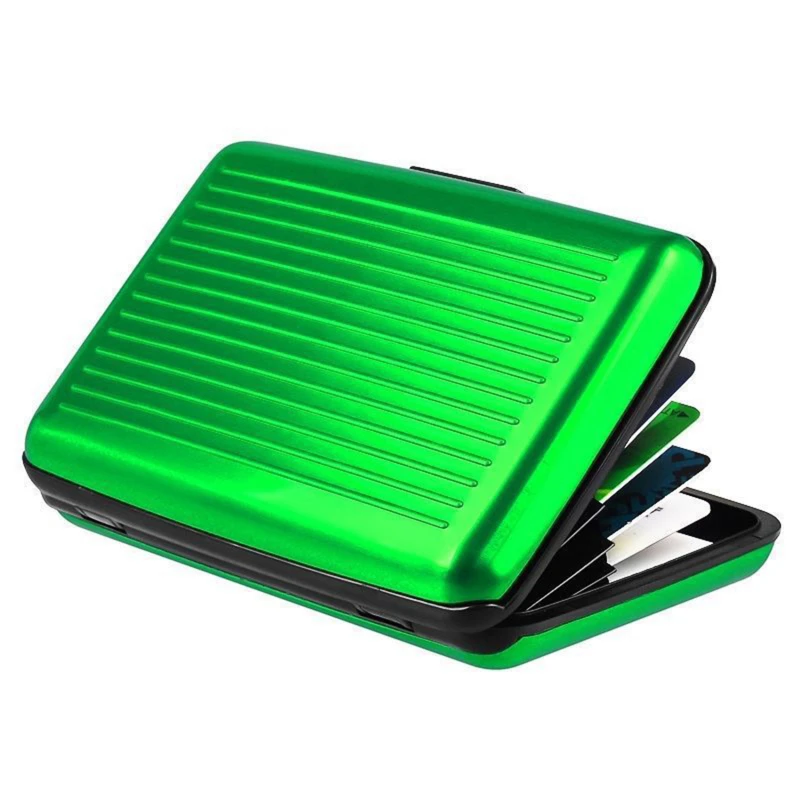 Id Card Case Business Creditcards Houder Aluminium Metalen Waterdichte Bankkaart Bescherming Hoesje Mannen Vrouwen Portemonnees