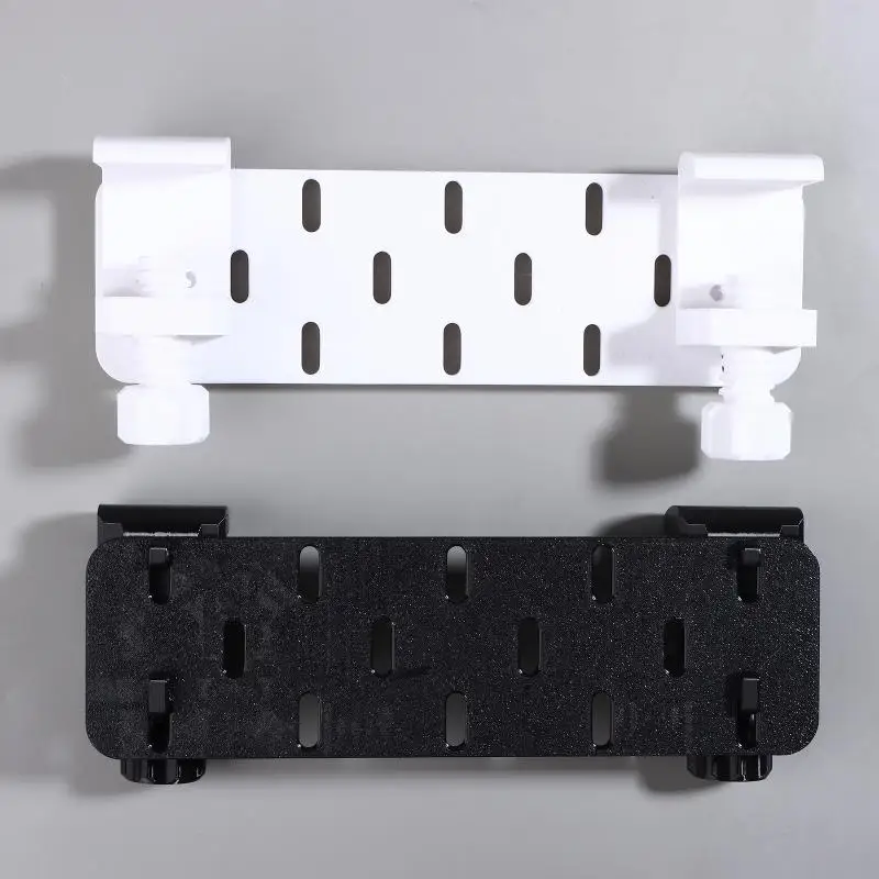 

Table Side Perforated Pegboard No Drill Desk Edge Organizer With Hooks For Office Desk Storage And Accessory Hanging