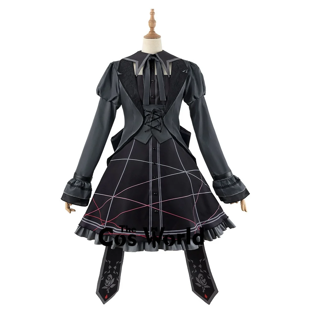 anime dress black Maid Anime Dress Black and White Apron Dress Lolita Dress CLT5702, Women Size / S main image 0