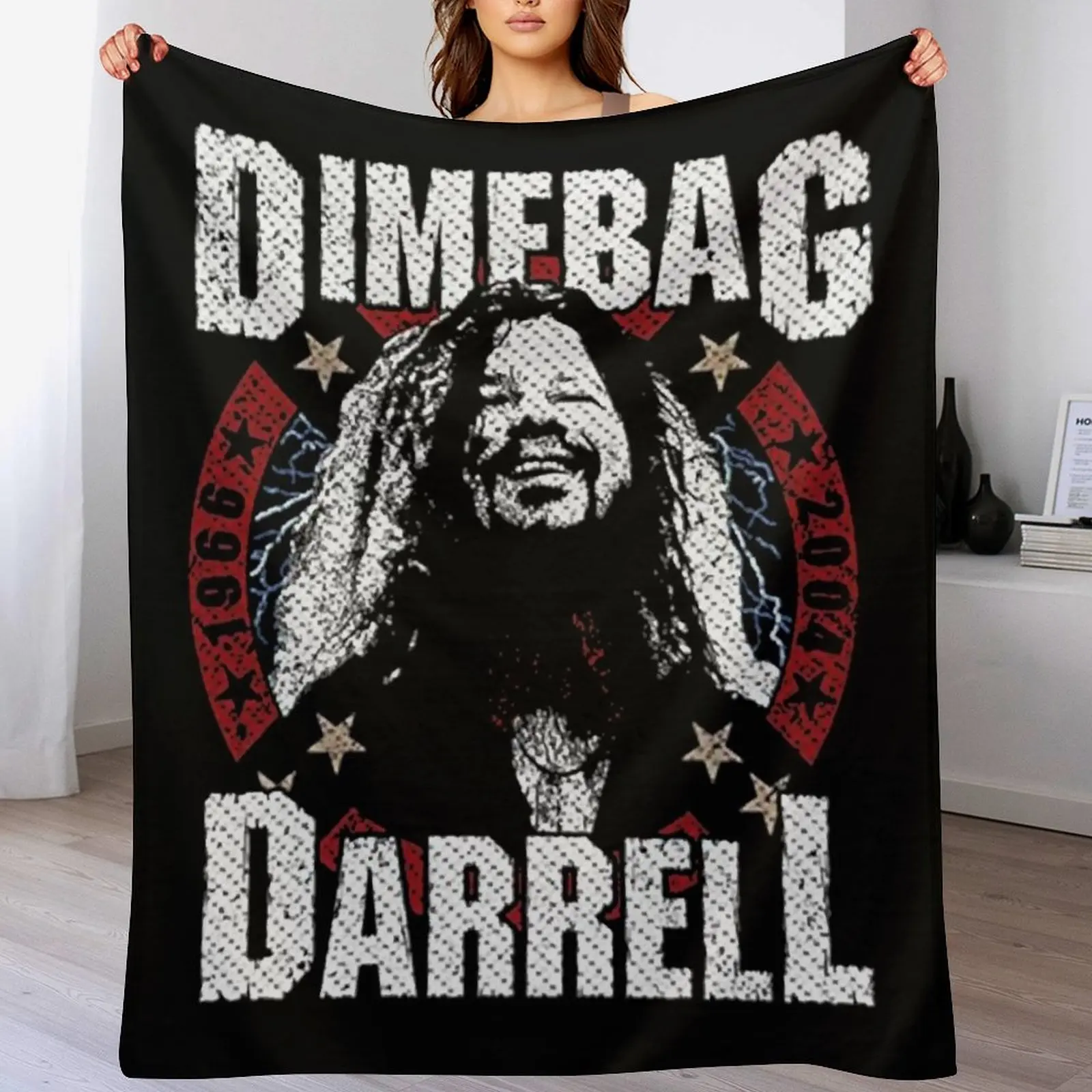 

Dimebag Throw Blanket Decorative Sofa Thermal Soft Picnic Blankets