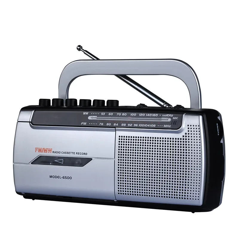 

Tape Player Recorder Walkman Cassette Student Machine FM/MW Radio Portable Speaker Recording Sound Audio Playback AC DC Power