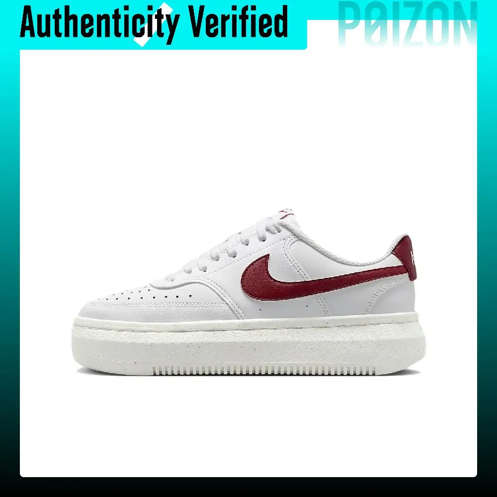 Nike Court Vision Alta Low top Skateboard Shoes Women's White DZ5394-103