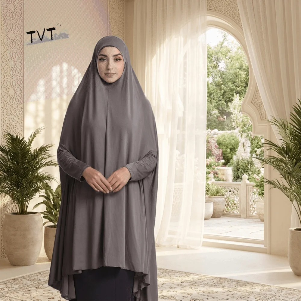 Women Formal Wear Hijab - Kaftan Polos Abaya Muslim Elegan Busana