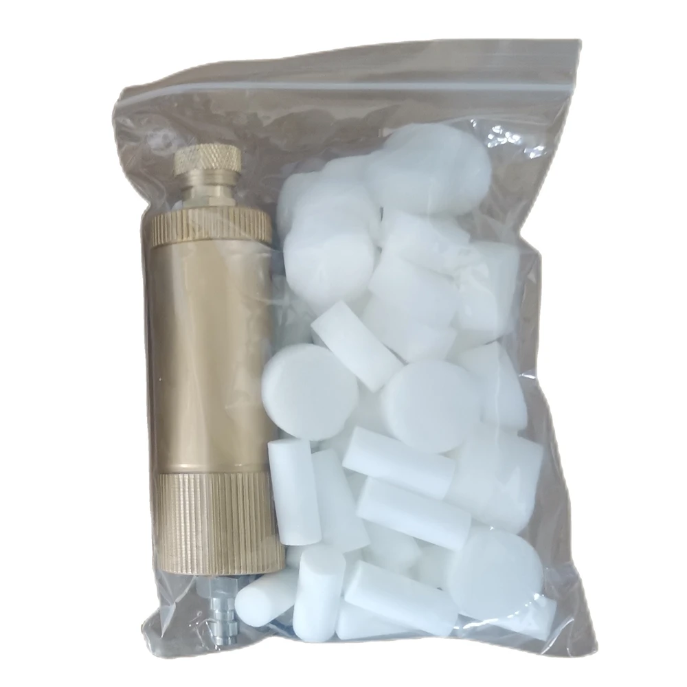 Oil-Water Separator Air Filter with quick disconnect and cotton replacement for small hpa pumps