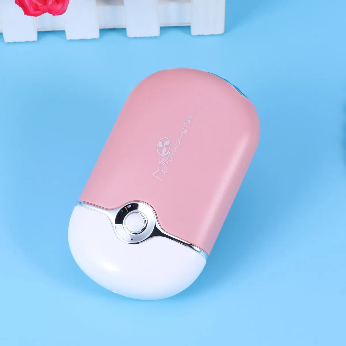 USB Mini Fan for Eyelash Extensions – Portable Pink Quick-Dry Fan with Fast Charging