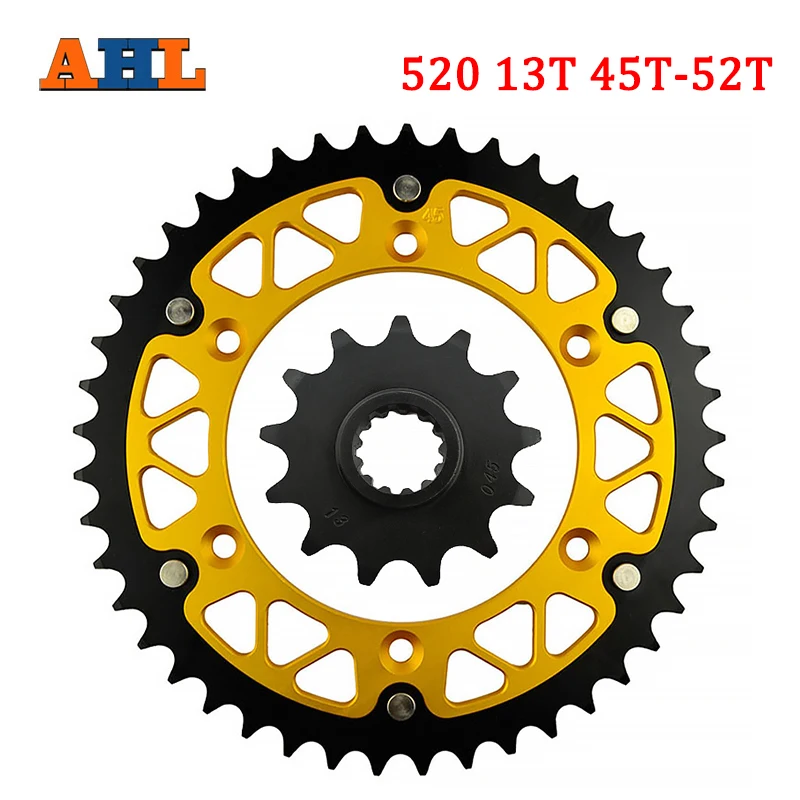 

Motorcycle 13T 45T 46T 47T 48T 49T 51T 52T Front & Rear Sprocket For SUZUKI DR250 DRZ250 RM250 RMX250 DR350 DR400 DRZ400 RV90