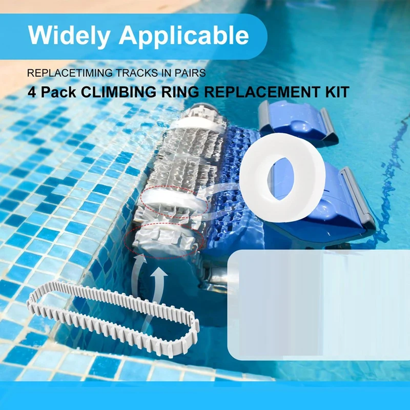 ABYN-Automatic Pool Cleaner Replacement Parts Kit - Timing Track 9985006-R2 For Maytronics Dolphin Nautilus CC Plus