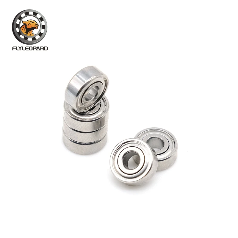 2Pcs Bearing MR83ZZ ABEC-7  3*8*3 mm Miniature High Speed MR83 ZZ Ball Bearings R-830 MR83Z