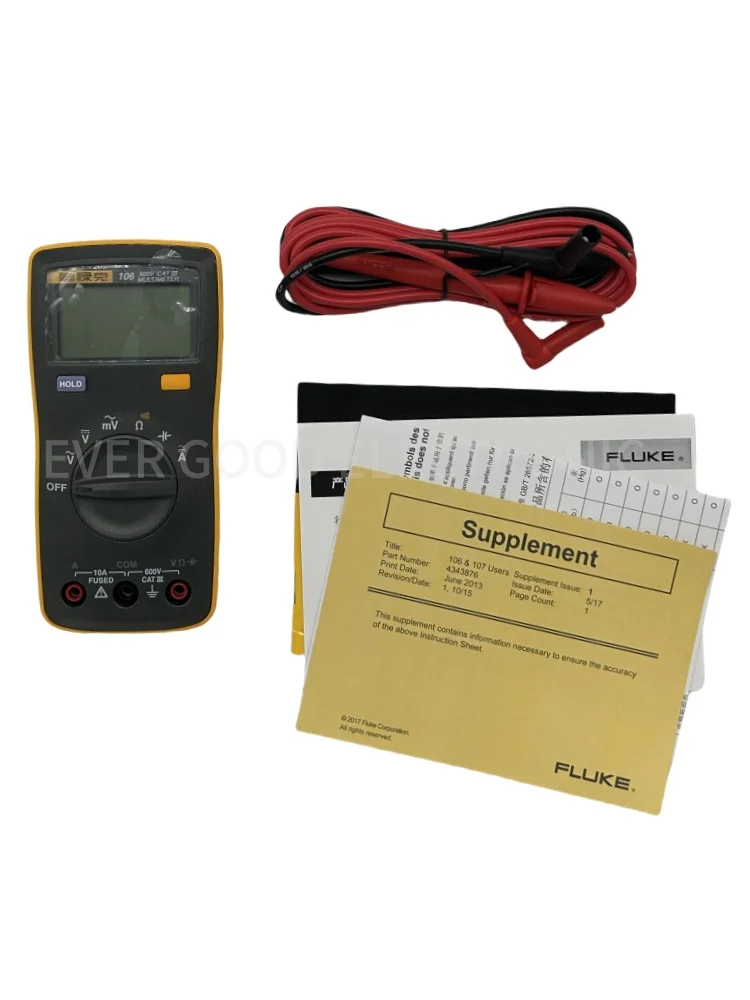 Fluke 106 With Soft Case Handheld Digital Multimeter F106