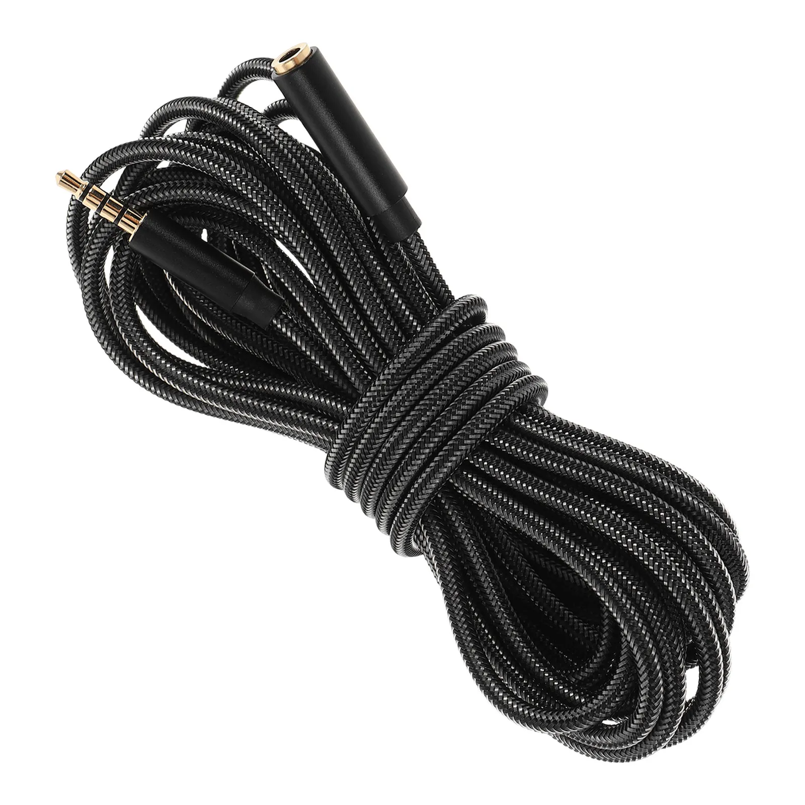 3.5mm Headphone Extension Cable 5 Meter Wear-Resistant Audio Wire Extender for Home Studio Computer Speaker Use