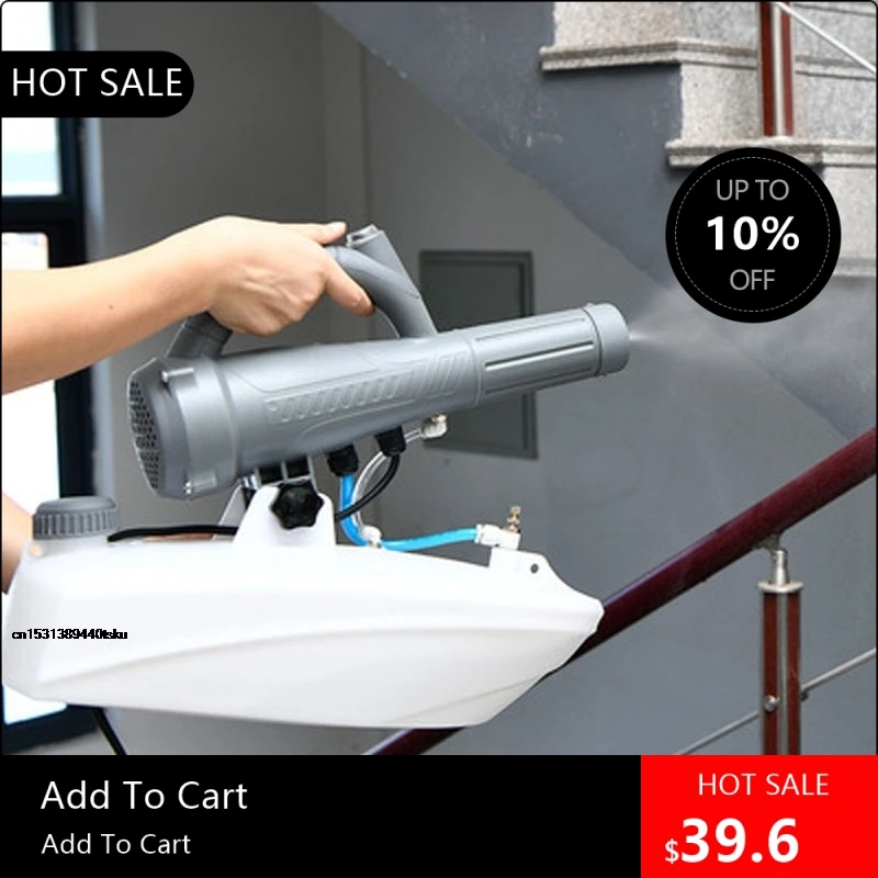 

08170 2025 Useful Electric ULV Fogger Portable Ultra-Low Volume Atomizer Sprayer Fine Mist Blower Humidifier Pesti