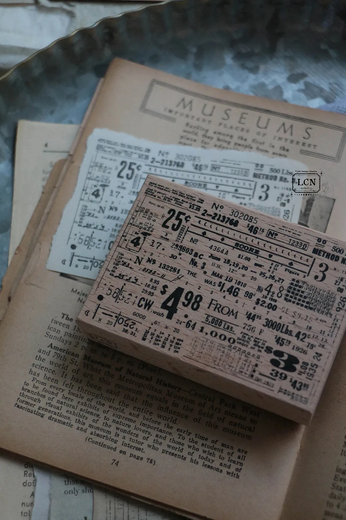 

LCN Studio Винтаж Ephemera Bubbles Набор деревянных резиновых штампов для DIY Скрапбукинг Фотоальбом Изготовление карт