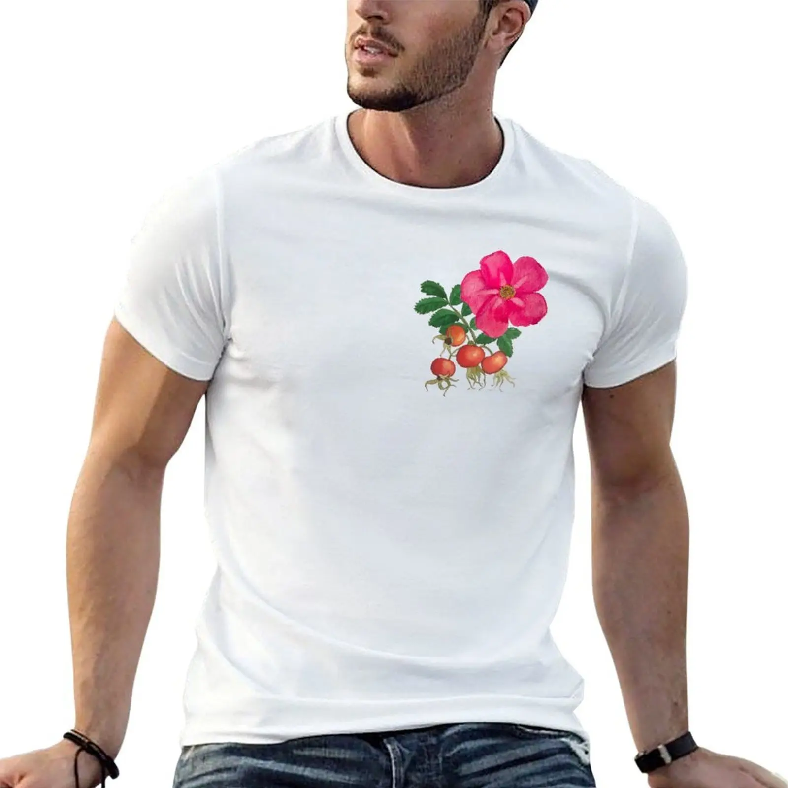 

Montauk Rose T-Shirt funny t shirts cotton man tshirt T-Shirt