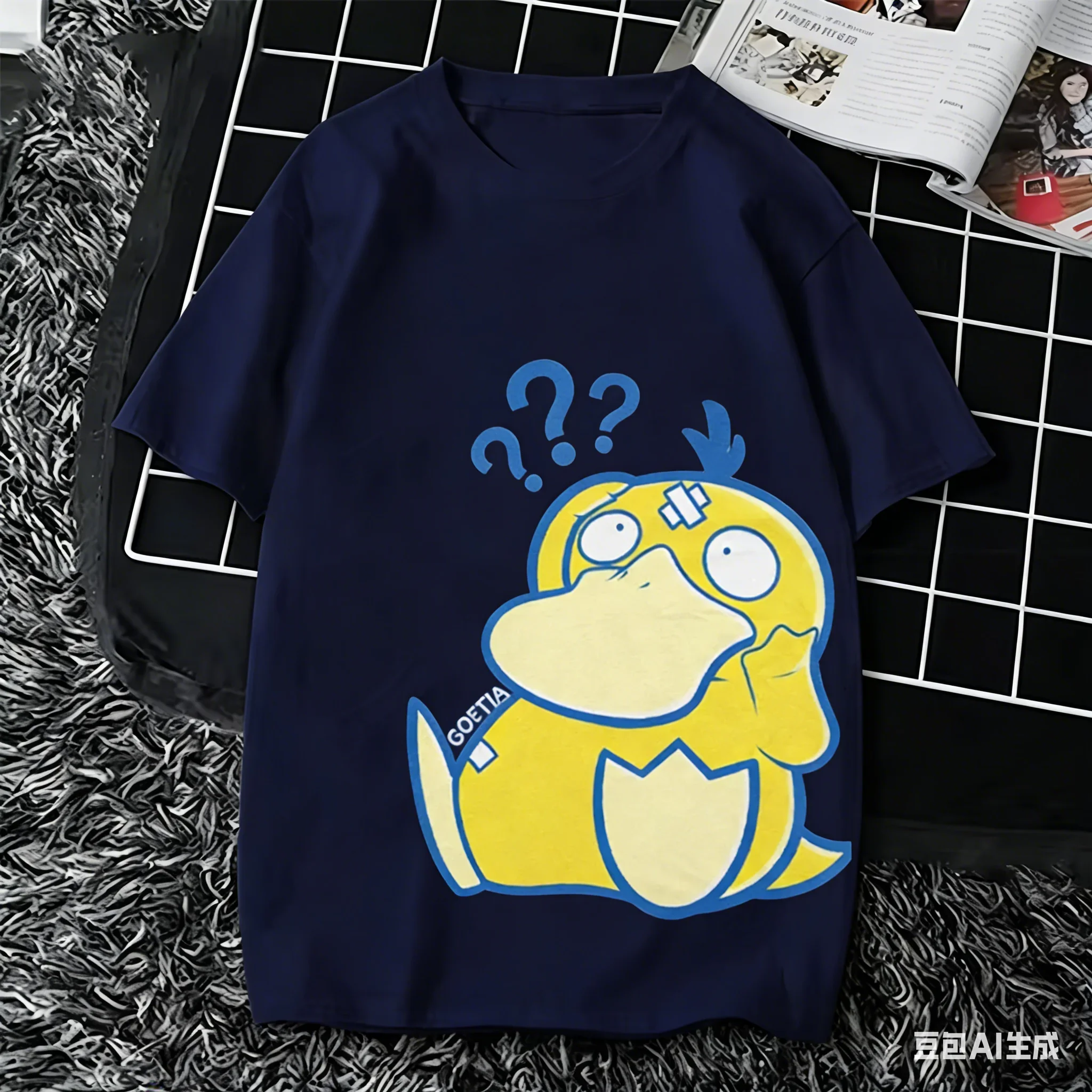 Confused Question Mark T Shirt For Men Pure Cotton Minimalist Crew Neck Short Sleeve Casual Daily Tops