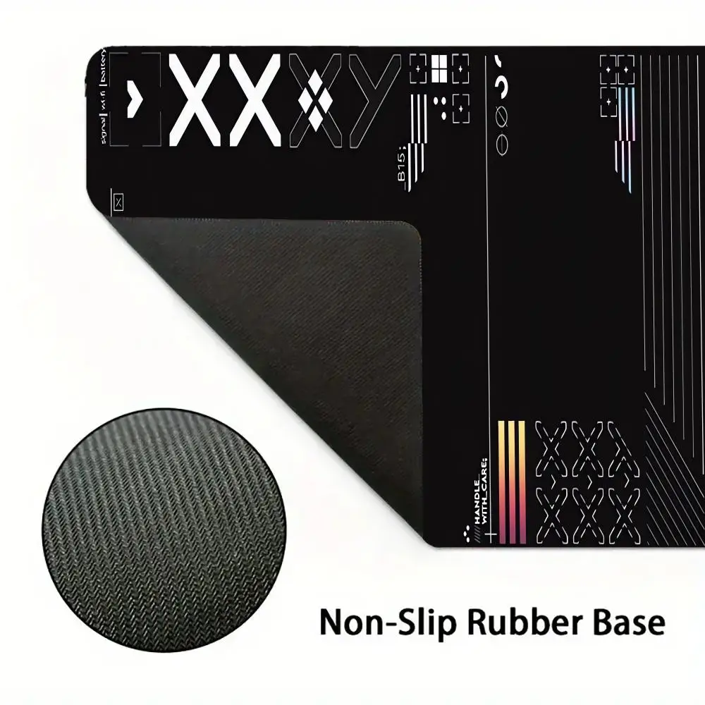 أسود E-Sports CS GO ماوس الوسادة كبيرة الألعاب الفن ماوس الوسادة عدم الانزلاق ملحومة الجدول وسادة ماوس الكمبيوتر المحمول اللوحي حصيرة PC Playmat