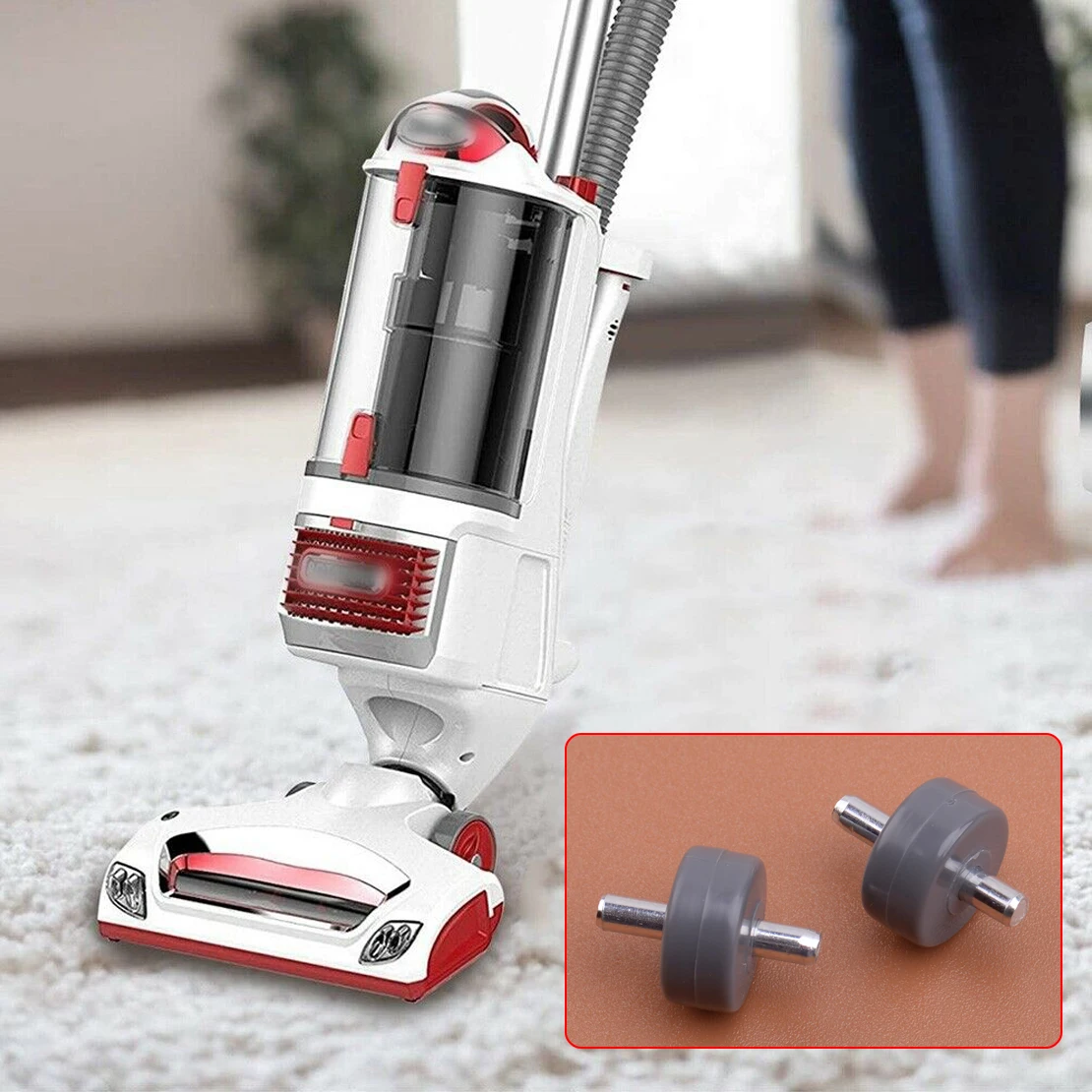 LETAOSK 2 комплекта деталей для пылесоса, передние роликовые колеса, подходят для Shark NV350 NV351 NV22 NV42 NV105 NV80 NV341 NV356e NV360 NV370