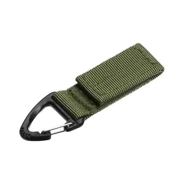 1/2/3Pcs Taktische Hängende Schlüssel Haken Clip Clamp Schnalle Nylon Gurtband Molle Gürtel Karabiner Outdoor Strap klettern Zubehör