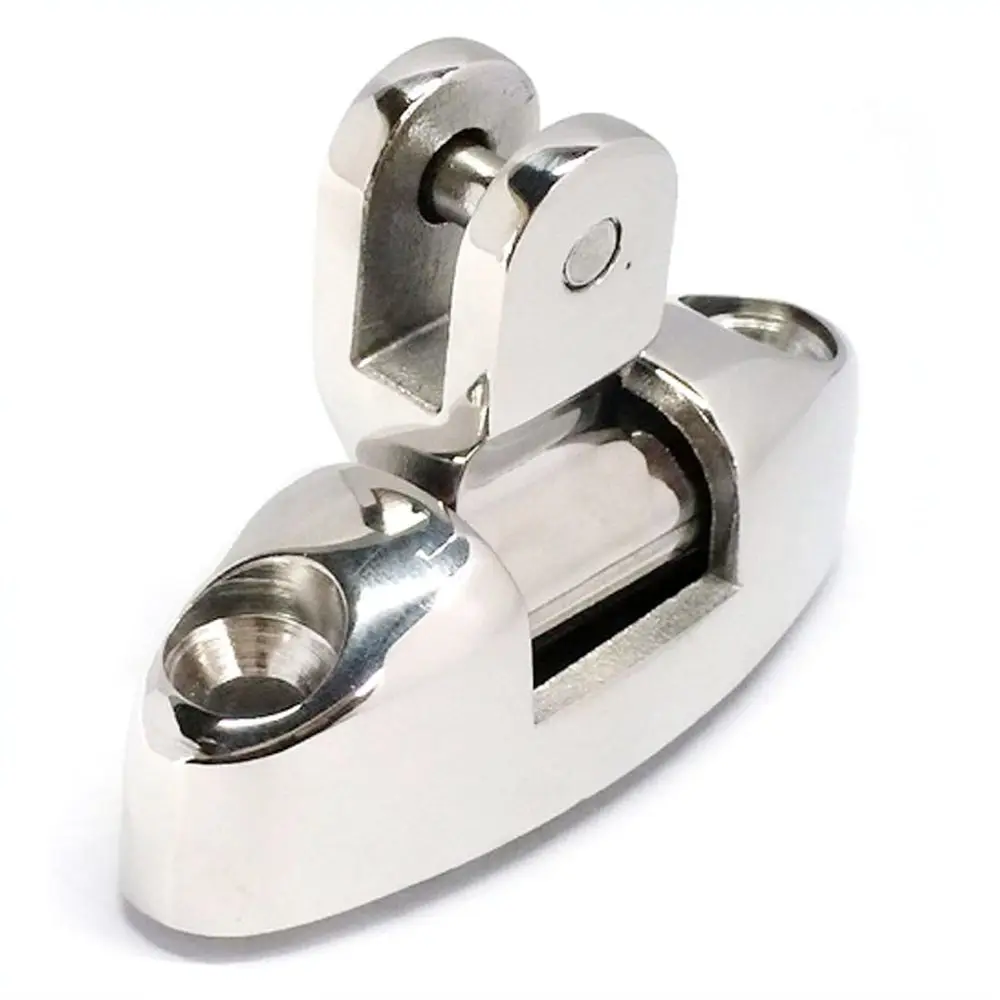 Stainless Steel 316 Rotating Swivel Hinge For Boat Deck Hardware Marine Yacht Connector Durable Metal Accessory