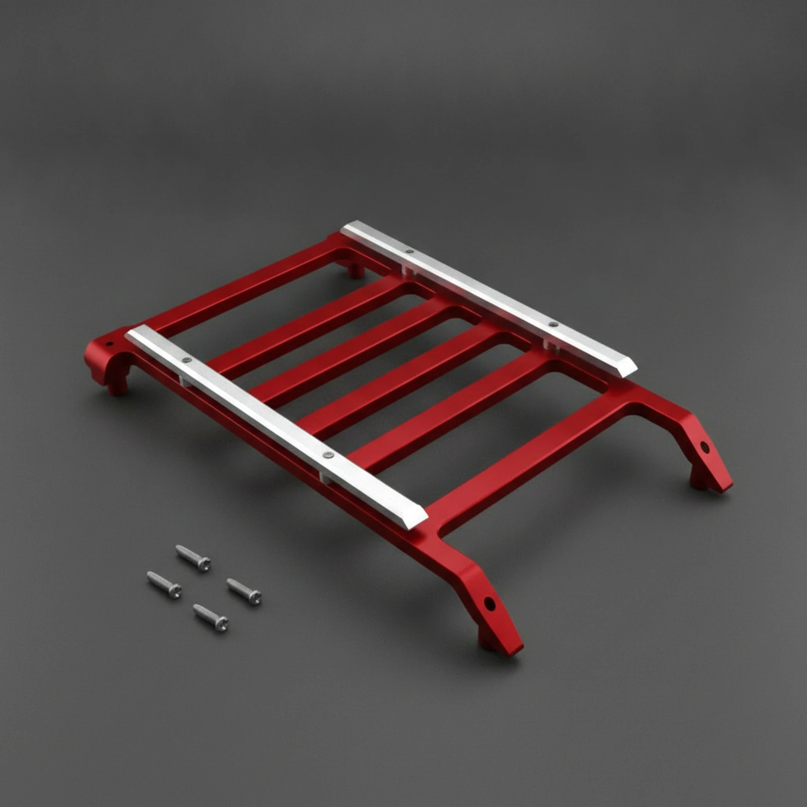 RC Roof Rack with Mounting Screws Metal RC Roof Rack Accessory Solid Corrosion Resistant for Model Builders