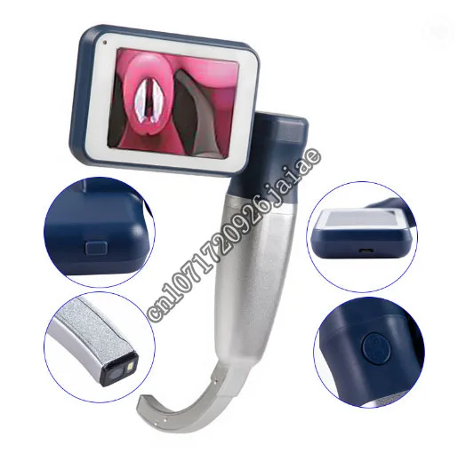 

flexible fiber optic endoscope anti-fog high image quality anesthesia rigid Video laryngoscope Device