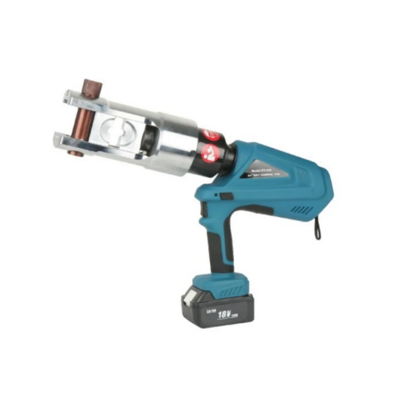 EZ-630 Cordless Electric Hydraulic Pliers with Spare Battery,200KN Electric Hydraulic Crimping Tool for Copper Aluminum Cable