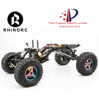 RhinoRC YUE LCG Sporty RC Crawler Chassis  Full Kit With Capra Axles Driver Shaft Gear Box