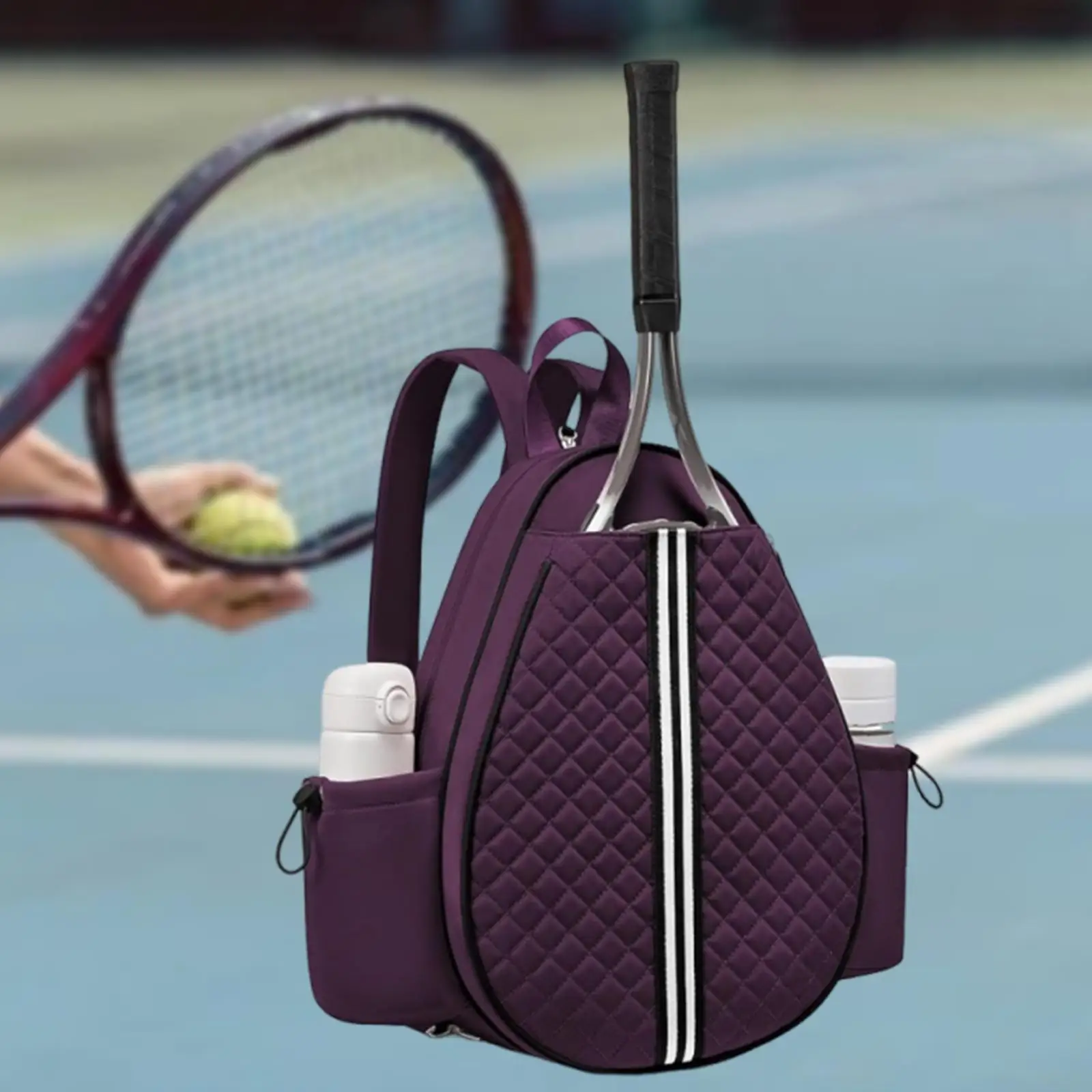 

Pickleball Bag Backpack Oxford Cloth Tennis Handbag Durable Sports Racket Bag for Outdoor Activities