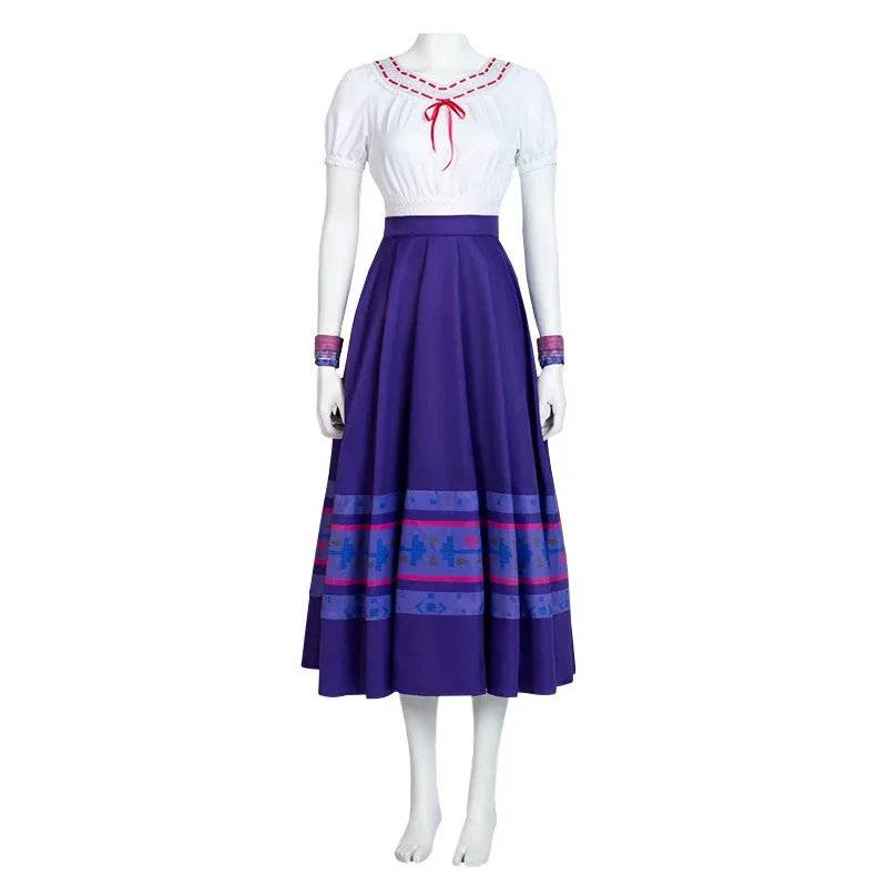 

New 2025 Encanto Madrigal Costume Dress for Women Luisa Cosplay Princess Dresses Clothes Halloween Adult Cos ★ ★ ★ jj.