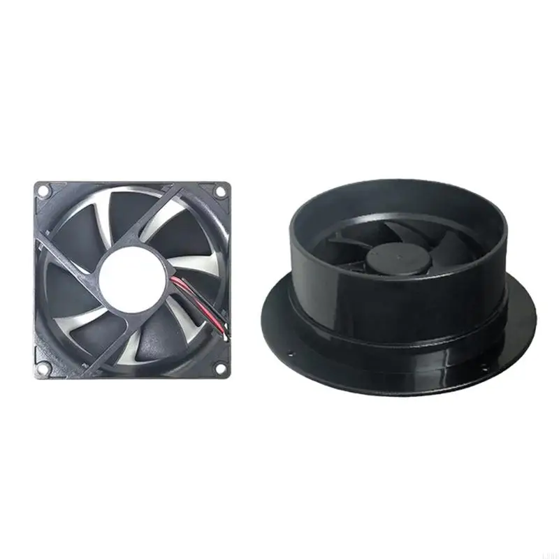 L9BE Quiet 12V Plastic Ventilation Fan Continuous Operation For Pet Areas Bathrooms