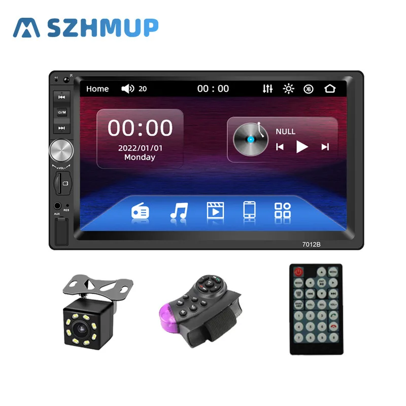 

7inches 2 din Car Stereo 7" HD Car Radio BT FM Audio MP5 Player Autoradio Mirror Link Support Rear View Camera Radio DVD Player