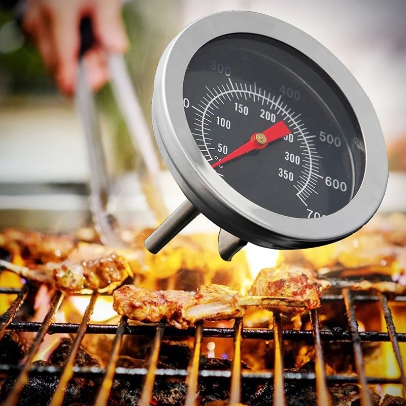 New BBQ Grill Thermometer Temp Gauge Outdoor Barbecue Camping Cook Tool