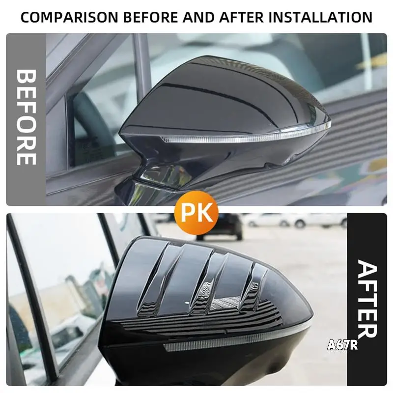 

Car Side Rear View Sticker Frame Cover For MG4 Mulan EV 2022 To 2024, Rearview Mirror Protector