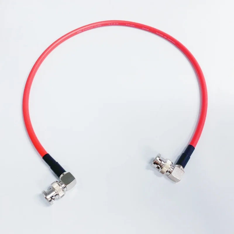 Elbow BNC-Elbow BNC HD SDI Video coaxial Cable 75 coaxial cable CANARE LV-61S 75OHM amera SDI video cable 12G