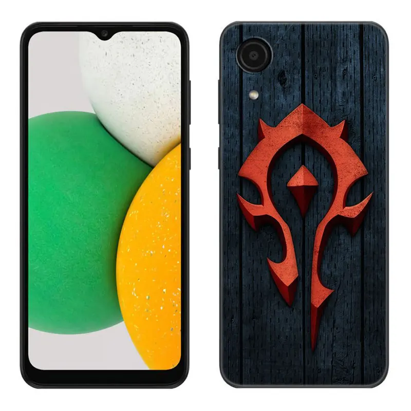 World Of W-Warcraft Black Phone Case For Samsung Galaxy A01 A03 Core A04 E A02 A05 A10 A20 A21 A30 A50 S A6 A8 Plus A7 2018