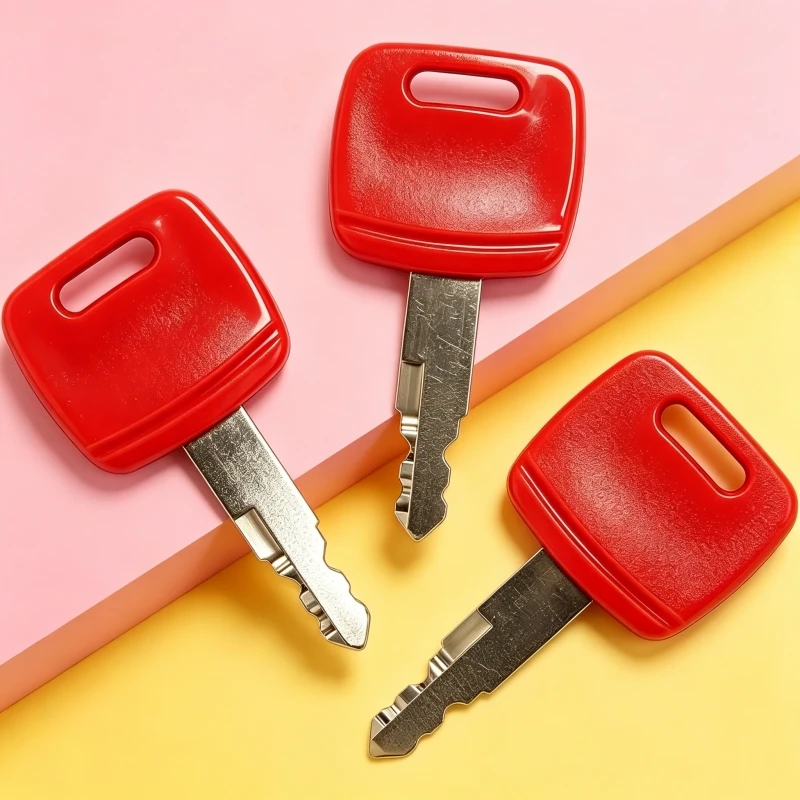 Ignition Keys H800 Compatible For John Deere Excavator Case Dozer Fiat Hitachi New Holland Part Numbers AT194969 AT147803