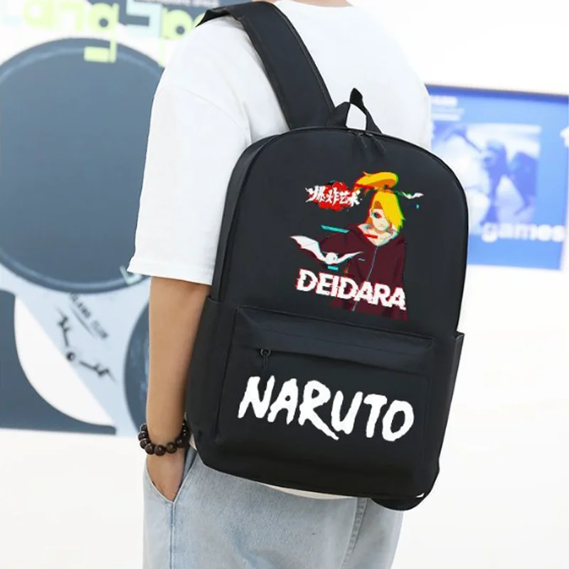 New Anime Cartoon Peripheral Naruto Backpack With Large Capacity And High Appearance Student Specific Backpack School Start Gift