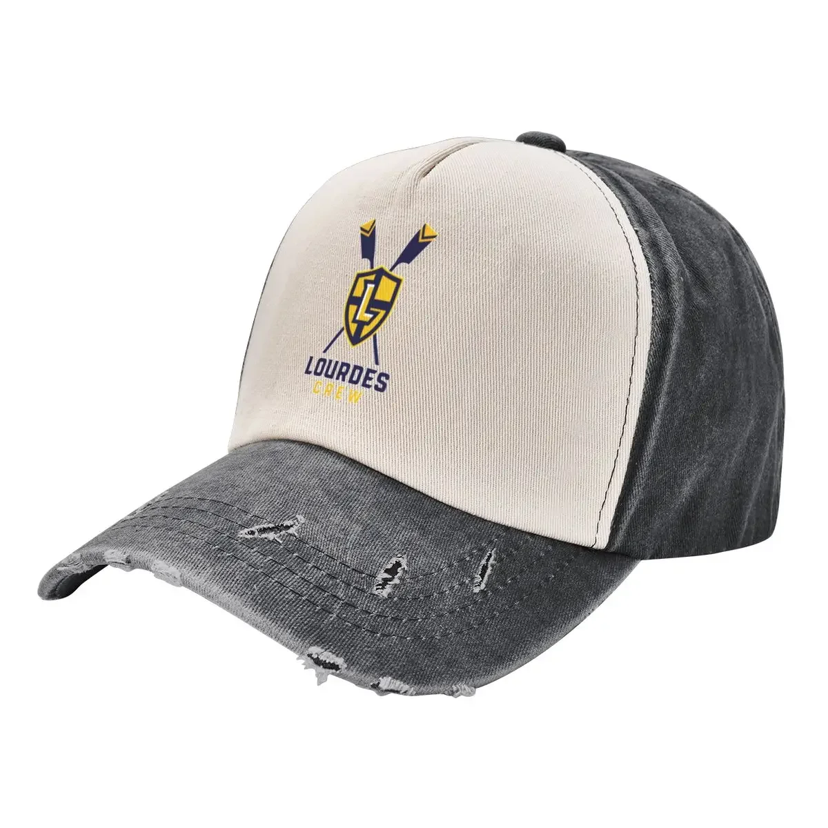 

Lourdes Crew Double Oars and Shield Baseball Cap Christmas Hat summer hat Winter hat Men's Hats Women's