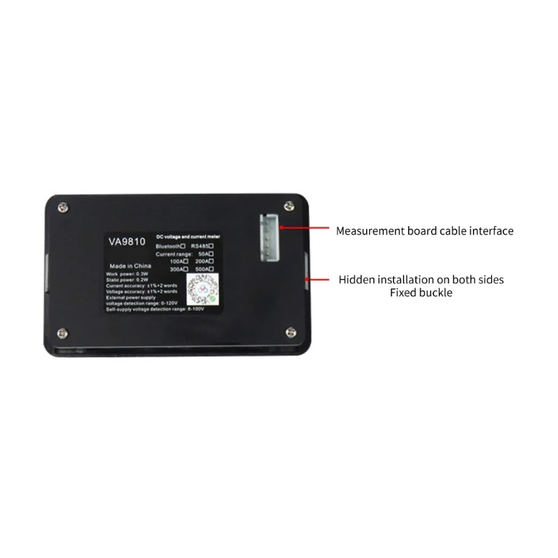 Indikator Kapasitas Baterai 8-100V, Penguji Tegangan Persentase Baterai Lithium Asam Timbal Detektor Kuantitas Listrik Dropship