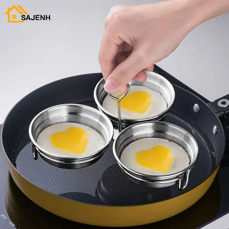 Stainless Steel Poached Egg Cooker Portable Omelette Maker Steamed Egg Mould Home Kitchen Cooking Gadgets
