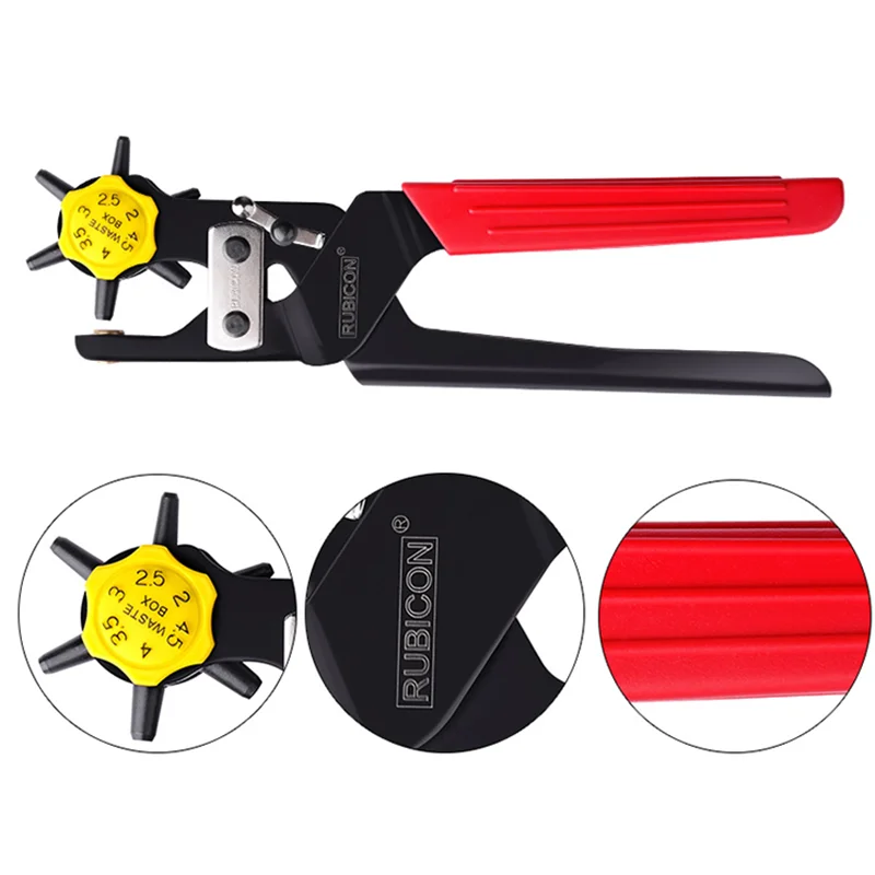 غطاء حزام روبن هود موفر للعمالة لسهولة ثقب اللكم على الأحزمة المنزلية وأشرطة السراويل وأشرطة الساعات #5