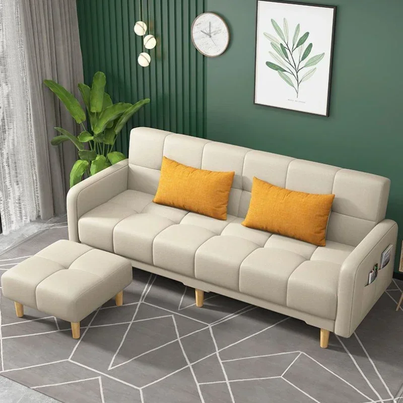 

Простой и складной небольшой диван, тканевый диван, аренда небольшого дома, простой и современный интегрированный диван-кровать