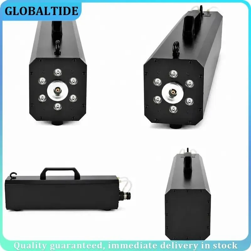 90-240V RGB LED Jet FX Smoke Gun Powerful Air Column Fog Machine DJ Light Cannon for Stage Wedding Party Effects