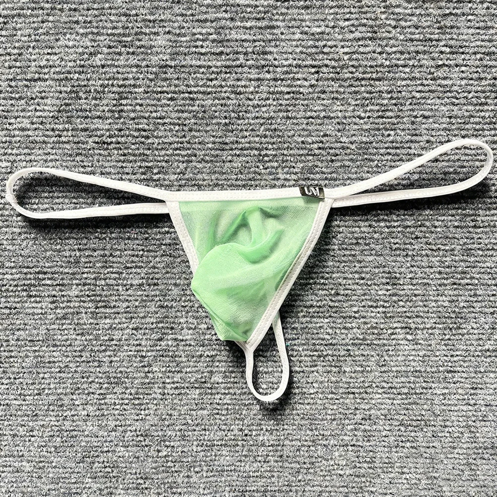 

Мужские стринги с большой сетчатой сумкой, эротическое нижнее белье с низкой посадкой, нижнее белье для геев, стринги, эротические трусики, мягкие трусы